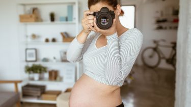 孕晚期:孕妇拍照