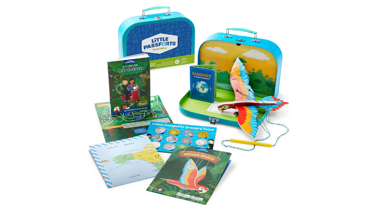为孩子们提供书籍和活动的旅行灵感订阅