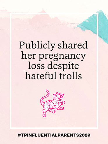 尽管有那些可恶的喷子，她还是公开分享了自己的怀孕失败